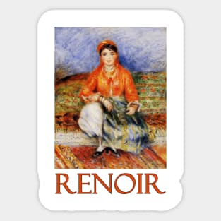 Algerian Girl by Pierre Auguste Renoir Sticker